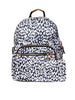 Hiveaxon Blue & Beige Printed Backpack